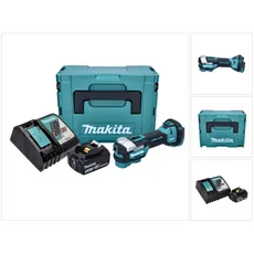 Makita, Multifunktionswerkzeug, DTM 52 RT1J Akku Multifunktionswerkzeug 18 V Starlock Max Brushless + 1x Akku 5,0 Ah + Ladege