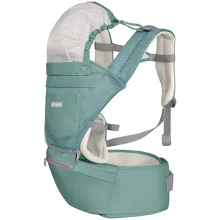 Kikkaboo Chloe Mesh 2024 3 In 1 Babytrage - Mint - One Size