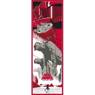 Grupo Erik Star Wars: Episode VIII Poster - 20.8x62.2 inches - Star Wars Poster - Shipped Rolled Up - Coole Poster - Kunstposter - Poster & Drucke - Türposter