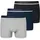 3 Einheiten Bunt Schwarz Blau Grau S