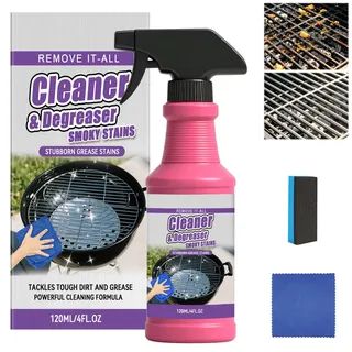 Fast-Acting Grill Degreaser Spray, Heavy-Duty Cleaner Degreaser und Backofenreiniger, Cleaner Grillreiniger, Grill Reiniger Für Gasgrill Reinigungsmittel für Gasgrill Edelstahl Küche Outdoor (1 Stück)