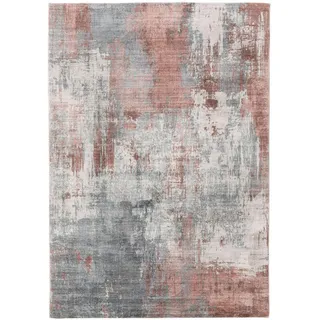 benuta pop Teppich Mara Rosa 120x170 cm - Vintage-Stil Teppich im Used-Look