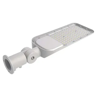 LED Straßenleuchte 150W 20250 Lumen IP65 – Mastleuchte außen mit Dämmerungssensor 4000K - Grau