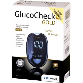 aktivmed GlucoCheck Gold mg/dl Gerät 1 St