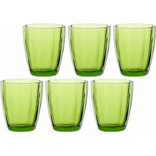 Rose&Tulipani 6er Set Gläser 320 ml grün R116500009Z - Grün