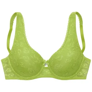 Nuance Minimizer-BH mit feiner, floraler Spitze und Cut-Out, grün