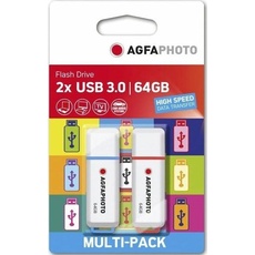 Bild USB 3.2 Gen 1 64GB Color Mix MP2 (64 GB, USB 3.2), USB Stick, Mehrfarbig