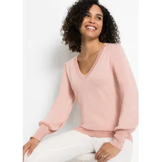 bonprix Feinstrickpullover rosa XS