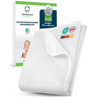 Sensalou Matratzenschoner wasserdicht 70 x 140 cm weiß