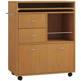 VCM Küchenwagen Kicha buche 70,0 x 40,0 x 86,0 cm