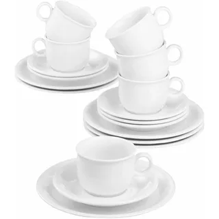 SELTMANN WEIDEN Compact Kaffeeservice 18-tlg. weiß