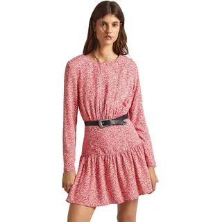 Pepe Jeans Britney Langärmliges Kurzes Kleid Rot M Frau Rot M - Rot
