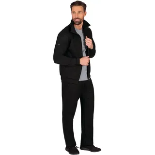Jogginganzug TRIGEMA "TRIGEMA Jogginganzug", Herren, Gr. 4XL, schwarz, Sweatware, 70% Baumwolle, 30% Polyester, Sportanzüge Jogginganzug