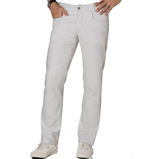 BP Med Trousers 1733-687-21 Herrenjeans - Schlanke Silhouette - 55% Baumwolle, 42% Polyester, 3% Elastolefin - Schlanke Passform - Größe: 29/32 - Farbe: weiß