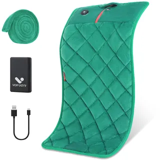 Heizdecke mit Akku Kabellos,10000mAh,Heizkissen Rücken,Geschenk für Frauen