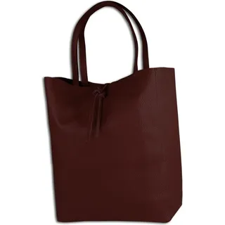 toscanto Shopper, Schultertasche Leder rot, bordeaux OTT112SD -
