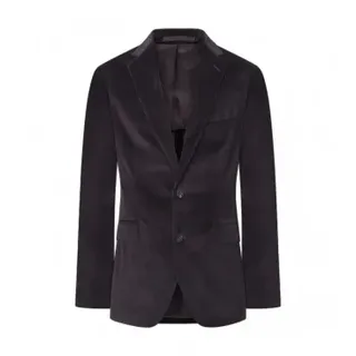 Hackett London für Herren. HM470544 Brauner Stretch Cord Blazer (34/32), Lässig, Party, Baumwolle, Klassisch