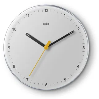 Braun Funk Wanduhr 23,0 cm BC26W-DCF weiß