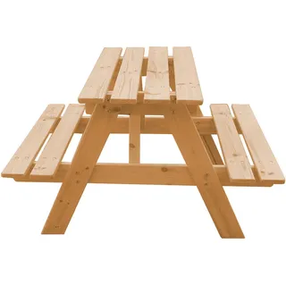 TIMBELA Kindersitzgarnitur Holz M012-1 Klein