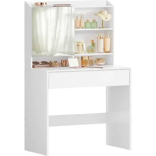 Songmics Schminktisch Kailyn mit Spiegel 40  x 70 x 136 cm Weiß