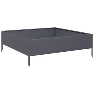 vidaXL Hochbeet 100 x 100 x 33 cm Grau