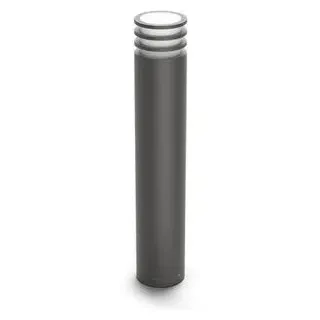 Philips Wegeleuchte Aluminium 77,0 cm inkl. E27 LED-Lampe grau