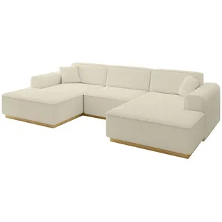 altdecor Eckcouch 4-Sitzer Beige