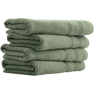 SCHIESSER Brooklyn Handtuch 50 x 100 cm grün