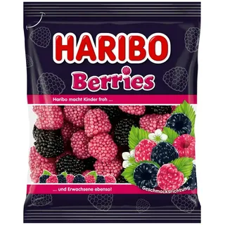 HARIBO Berries beliebte Himbeeren mit einem softem Geleekern 175g