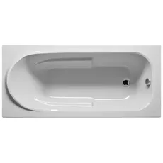 RIHO Columbia Rechteck-Badewanne, Einbau, 1-Sitzer, weiß, B00, Ausführung: 180x80x53cm, Nutzinhalt: 210 Liter