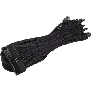 SilverStone SST-PP06B-MB55 - Netzteilkabel 55cm Motherboard 24pin(20+4) gesleevt, schwarz