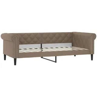 vidaXL Tagesbett Cappuccino-Braun 80x200 cm Kunstleder