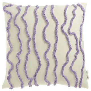 Tom Tailor Wavy Dekokissen 45 x 45 cm Lila