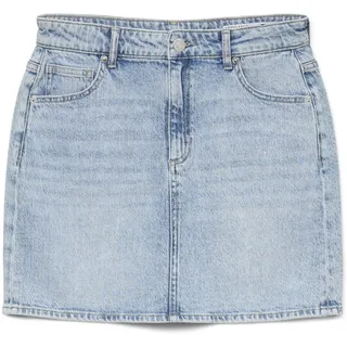 Vero Moda Jeansrock VMTESSA HR SHORT DNM SKIRT MIX GA NOOS Baumwollmischung blau M (38)