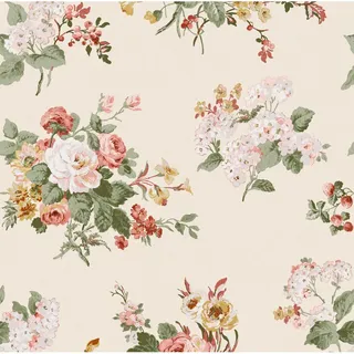Laura Ashley Vliestapete Rosemore Pale Sable 10,05 x 0,52 m
