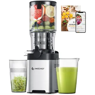 amzchef Slow Juicer silber