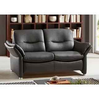 Hukla »HU-SF15058 Ledersofa, Breite 164 cm« hochwertiges Glattleder, optional mit Kopfstütze,