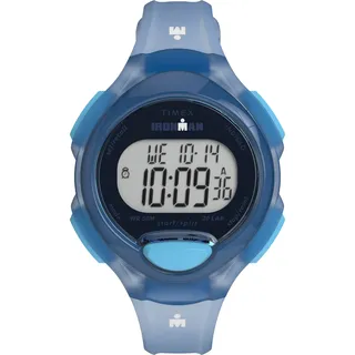 Digitaluhr TIMEX "E30", blau (hellblau), Armbanduhren, Damen, Digitaluhr, Quarzuhr, Armbanduhr, Damenuhr,analog