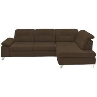 Beldomo Speed ECKSOFA Braun - 309x211 cm