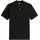Kurzarm-Poloshirt schwarz XS