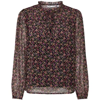 Only Damen Onlditsy L/S Blouse WVN Noos Feminines Oberteil Mit V-Ausschnitt Und Elastischen Bündchen, Black, S