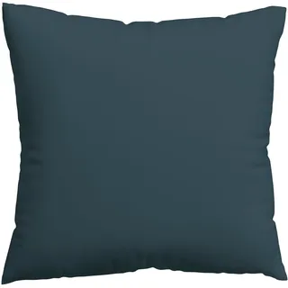 Kissenbezug SCHLAFGUT "Premium Kissenbezug Woven Satin (1 St)", grau (grau deep), B:40cm L:40cm, Mako-Satin, Obermaterial: 100% Baumwolle, Kissenbezüge, Kissenbezug, Ton-in-Ton Reißverschluss, Fadendichte von 300tc, Uni, OEKO Tex