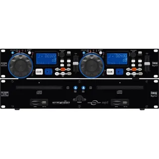 IMG Stage Line CD-230USB DJ Wiedergabegerät, Schwarz