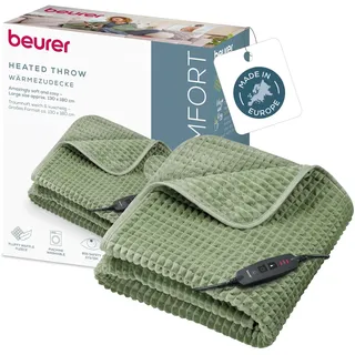 Beurer HD 72 Waffle Heizdecke 130 x 180 cm Sage Grün