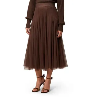 Zero Meshrock mit Gummibund in Chicory Coffee | Gr.: 36