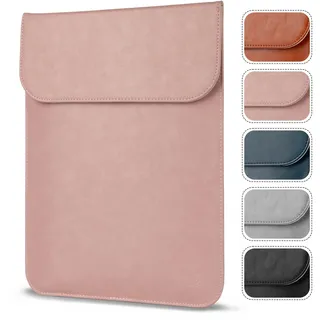 Allinside 15.6 Zoll Hülle Tasche wasserdichte Laptophülle für MacBook Air 15 2023-2025 (M2 A2941 M3 A3114 M4 A3241)/MacBook Pro 16 2021-2024 (M1 M2 M3 Pro/Max A2481 A2780 A2991 A3403 A3186), Rosa