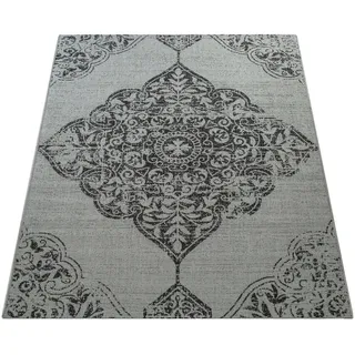 Paco Home Coco 202 Outdoor-Teppich 80 x 150 cm Grau
