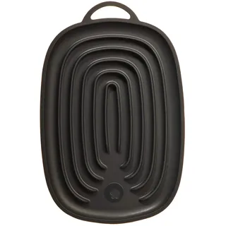 Kochblume Multiablage | Ablage für Küchenhelfer | Premium-Silikon | Hitzebeständig | Spülmaschinenfest | 22cm | Farbe: anthrazit