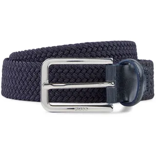 Boss Gürtel Herrengürtel Leder/Polyester blau 95