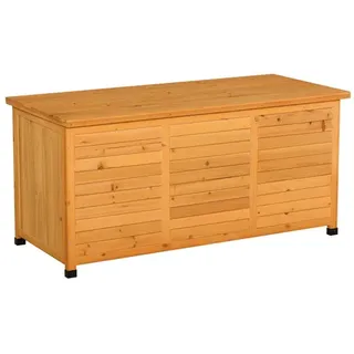 Outsunny Gartenbox 127 x 56 x 60 cm Gelb